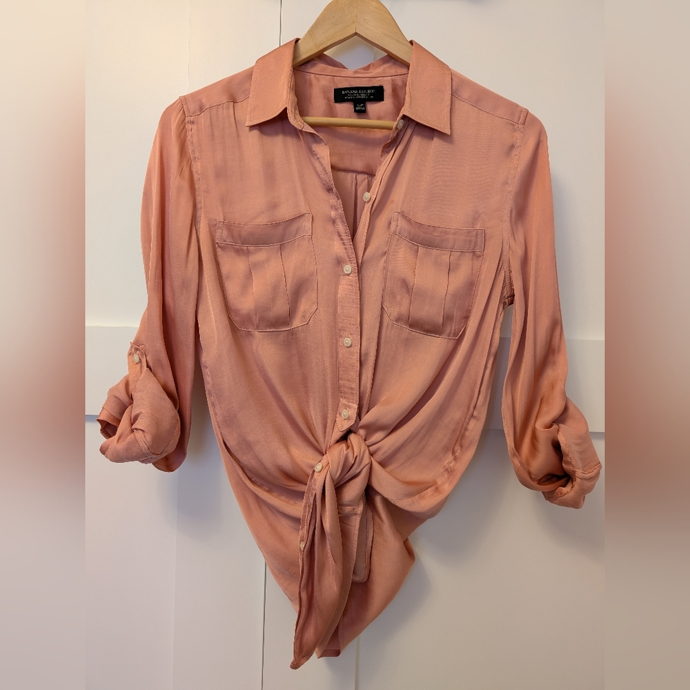 Banana Republic Satin Shirt